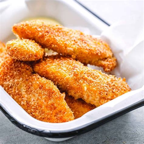 healthy baked chicken tenders recipe. | Chicken tender recipes baked ...
