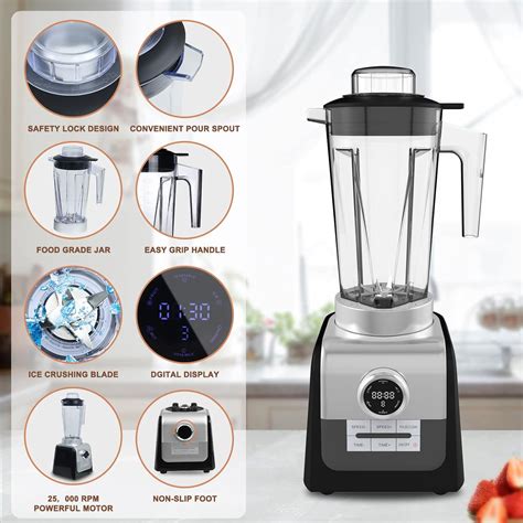 Buy bathivy Blender, High Speed Blender 1300W, Professional Countertop ...