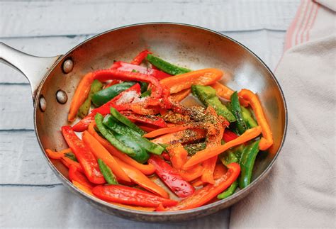 oven roasted bell pepper strips