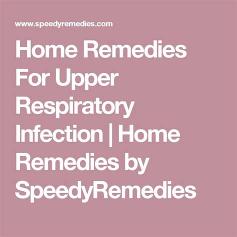 natural remedies respiratory infection