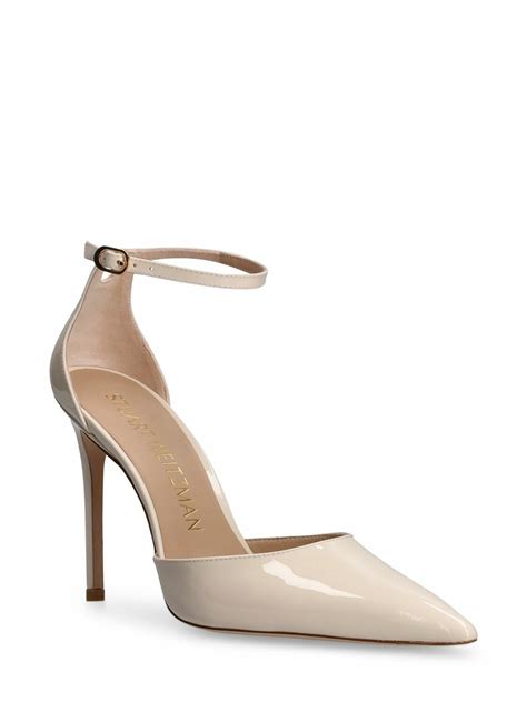 STUART WEITZMAN - 100mm Stuart Patent Leather Pumps Stuart Weitzman