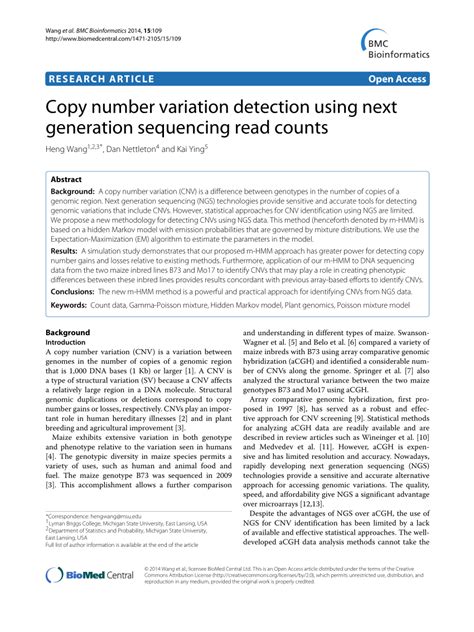 Image result for Copy Number Variation Detection
