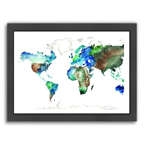 Framed World Map 的图像结果