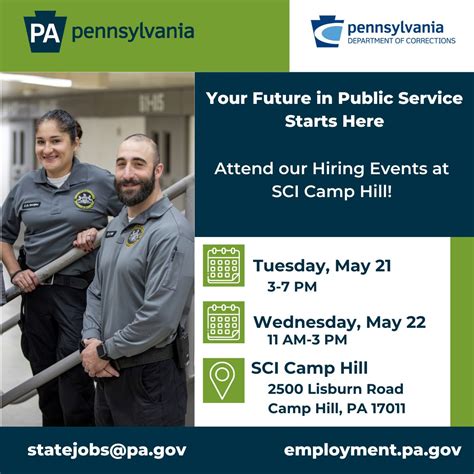 Pennsylvania Department of Corrections on LinkedIn: SCI Camp Hill will ...