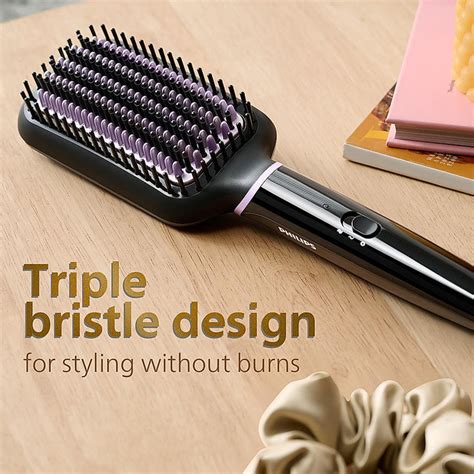 Hair Straightener Brush- | Everyday Styling with Kerashine Care in 5 m ...
