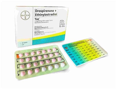 Yaz 28 Tablets/box [หมดอายุ 03/2026], 54% OFF