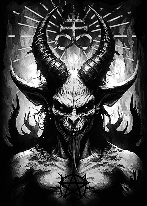 ArtStation - Gothic Occult Manga Devil 666 Satan