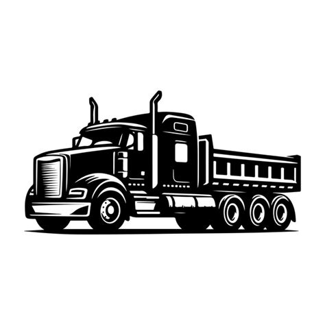 Lkw-Silhouette-Vektor Auto und Fracht und Kabine Lkw-Logo Vektor-Ikonen ...