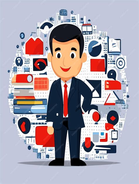 Cartoon Business Man Vector 的图像结果