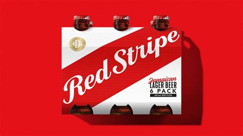 Bulletproof redesigns jamaican beer red stripe to be bold and true to ...