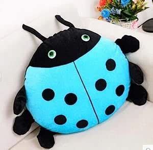 MSR Kart Blue Plush Beetle Lady Bug Pillow : Amazon.in: Toys & Games