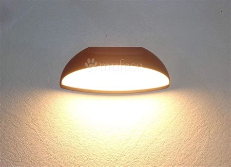 Mufasa 12 Watts LED Outdoor Bulkhead Half Moon Shaped Waterproof IP54 ...