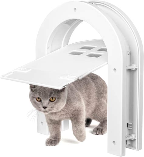 Amazon.com : Cat Door,Zamkol Interior Cat Door for Cats Up to 20 Lbs ...