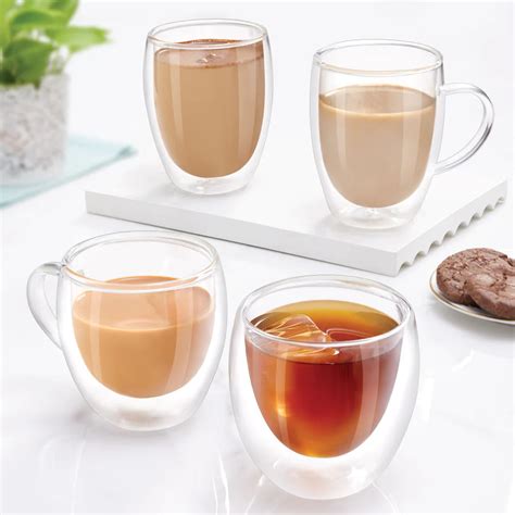 Buy Mia Glass Mug, Set of 2- 400 ml x 2 at Best Price Online in India ...