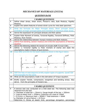 FM Question BANK - 21CE31 - FLUID MECHANICS (21CE31) QUESTION BANK ...