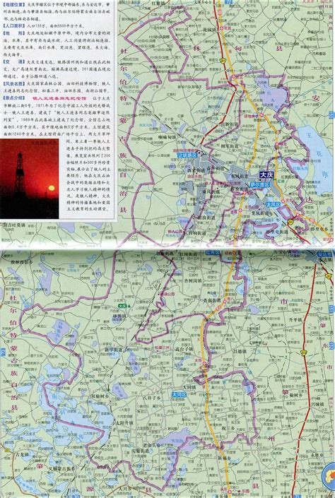 大庆市高清卫星地图,Bigemap GIS Office