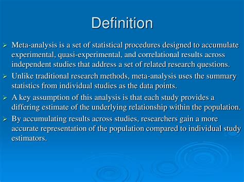 Meta-Analysis Definition 的图像结果