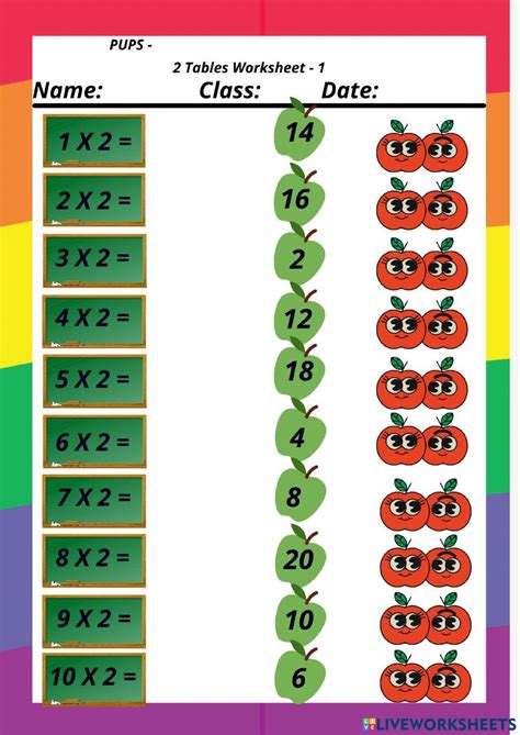 Image result for Class Second Math Class Second Maths Tables 12