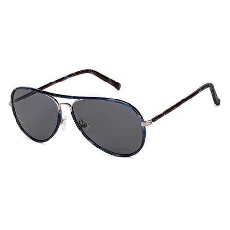 Buy Blue Silver Brown Full Rim Aviator John Jacobs JJ Tints JJ S13894 ...