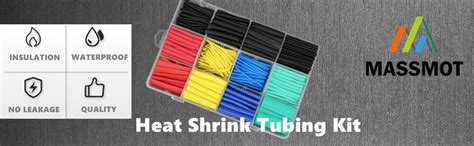 Massmot 530 pcs Heat Shrink Tubing Kit,Waterproof Wire Wrap,Self-Solder ...