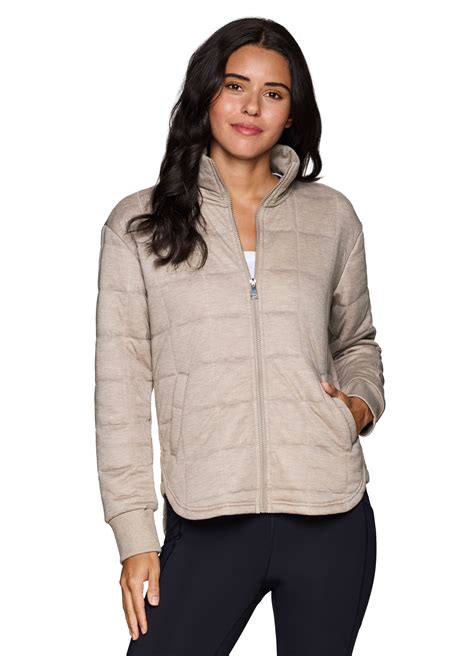 RBX Active Women's Lightweight Quilted Zip Up Jacket - Walmart.com