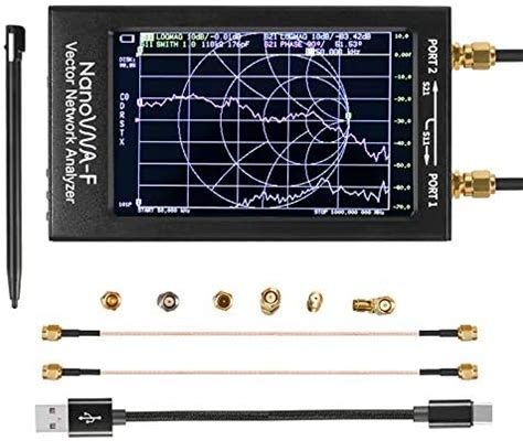 NanoVNA-F Vector Network Analyzer HF VHF UHF UV VNA Antenna Analyzer ...