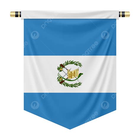 Pennant With The National Flag Of Guatemala, National Flag, Guatemala Flag, Guatemala Vector PNG ...