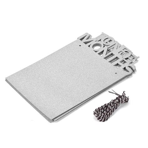 Buy Kids First Year Birthday Gift Decorations 1-12 Month Photo Banner ...