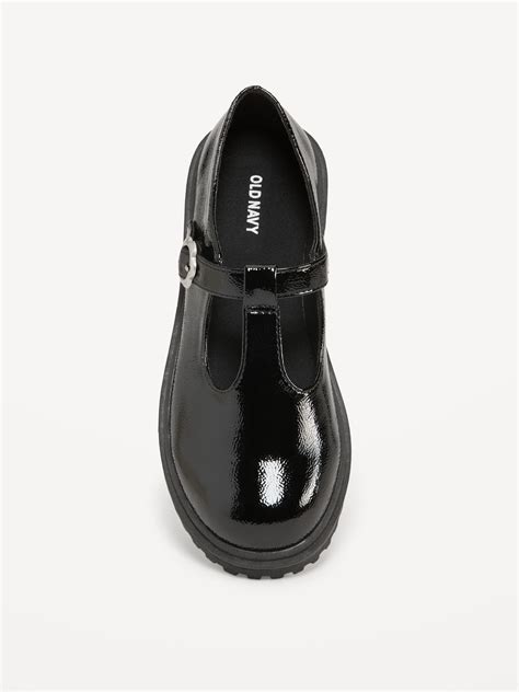 Shiny Faux-Leather Mary-Jane Shoes for Girls | Old Navy