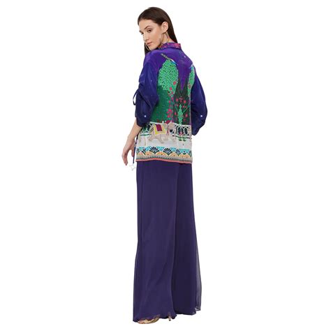 Printed Shirt with Statement Sleeves – Limerick by Abirr n' Nanki