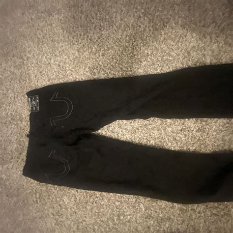 True Religion Black jeans size 34 #jeans... - Depop