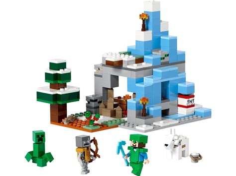 Les pics gelés 21243 | Minecraft® | Boutique LEGO® officielle BE