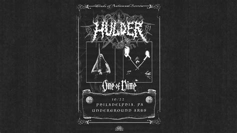 Hulder @ Underground Arts 10.22, 1200 Callowhill St, Philadelphia, PA ...