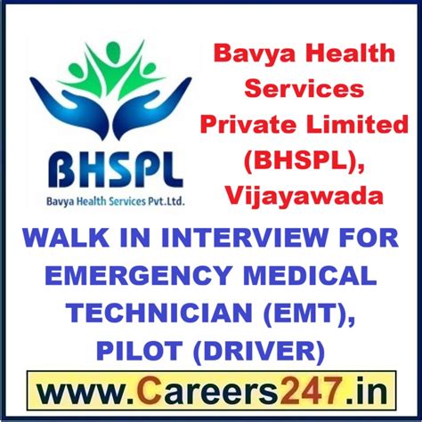 Bavya Health Services Private Limited (BHSPL), Vijayawada Recruitment ...