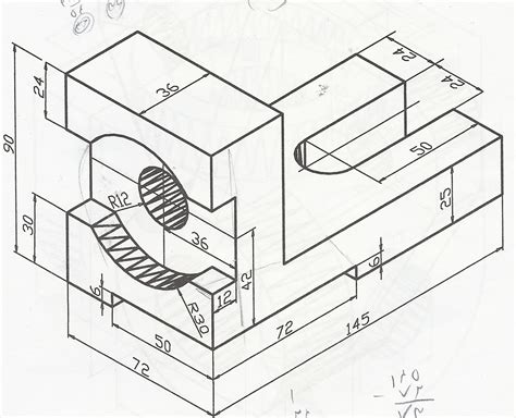 tutorial 14: 3D Engineering Drawing 3 (AUTO CAD ..... ) | GrabCAD Tutorials