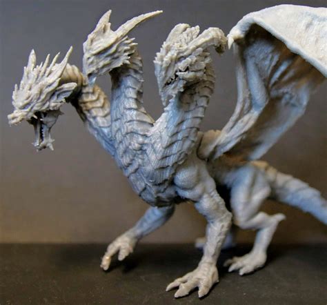 ArtStation - Three Headed Dragon 3D Print Ready - .STL and .OBJ files ...
