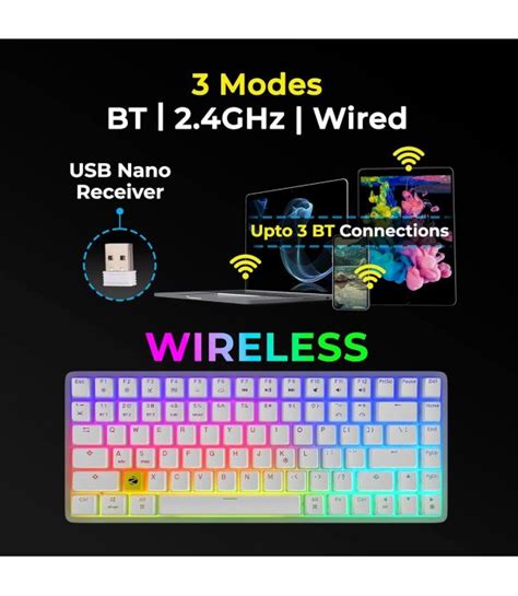 ZEB WIRELESS MECHANICAL KEYBOARD MAX NINJA 200