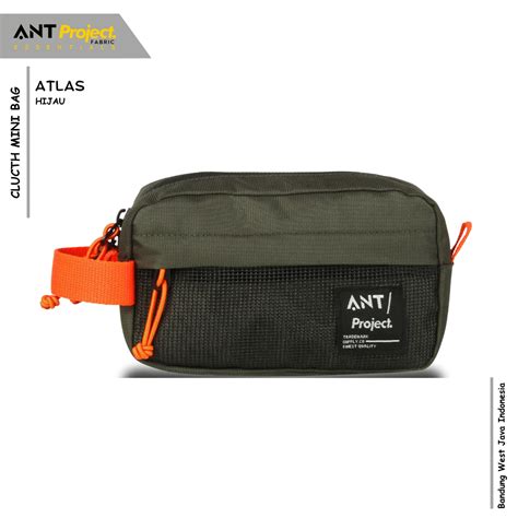 Jual ANT Project - Tas Pouch Mini Bag ATLAS Olive Dimensi 18 x 6 x 10,5 ...