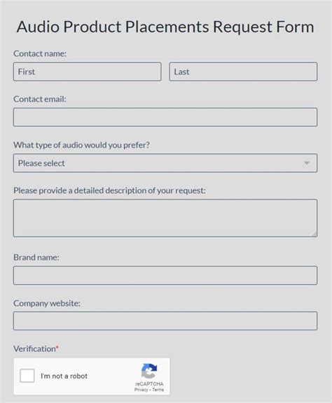 Image result for Request Form Example.html