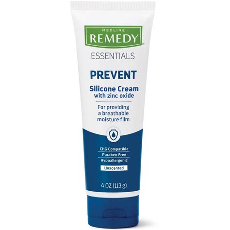 Medline Remedy INZO Barrier Skin Protectant Cream 4oz 1Ct