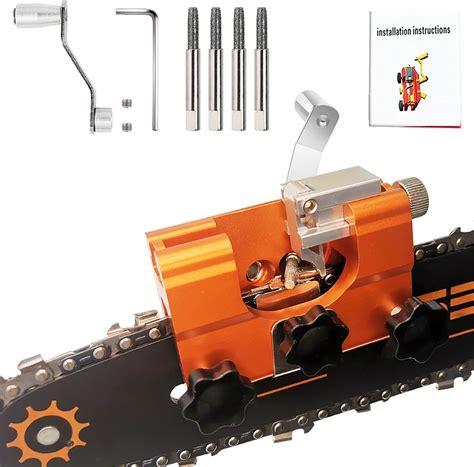 Amazon.com: Chainsaw Sharpener with 12PCS Fast Sharpening Stone, Chain ...