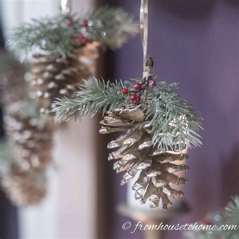 Outdoors With Pine Cones Decorations