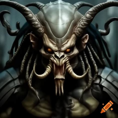 Krampus character as a mythical predator on Craiyon