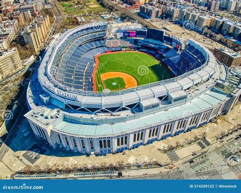 Aerial View of Iconic Yankee Stadium in Bronx, New York City, US Editorial Photography - Image ...