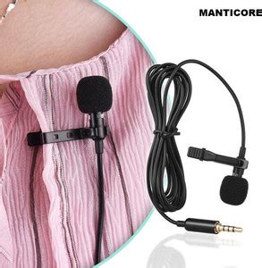 MANTICORE Collar Mic 3.5mm Compact design highly sensitive Supported ...