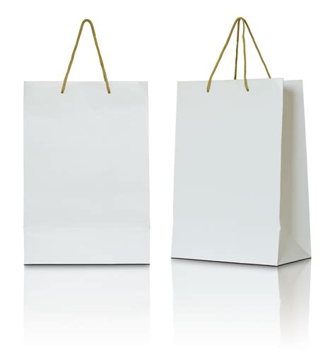 White Paper Bag Png