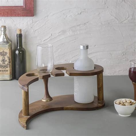 Buy Merlot Wooden Mini Bar online | Fabuliv