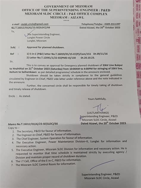 Power & Electricity Department, Government of Mizoram, India