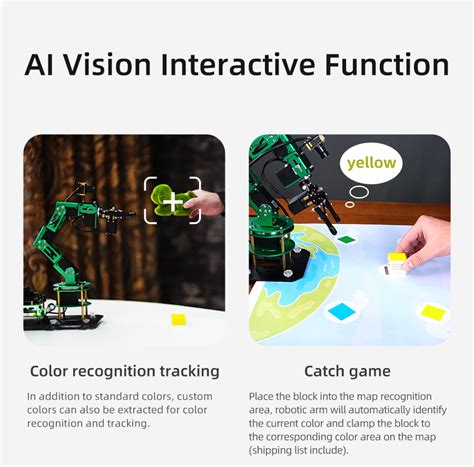 Yahboom DOFBOT AI Vision Robotic Arm with ROS Python programming for R ...
