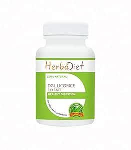 Deglycyrrhizinated Licorice DGL Liquorice Extract Veg Capsules Stomach ...